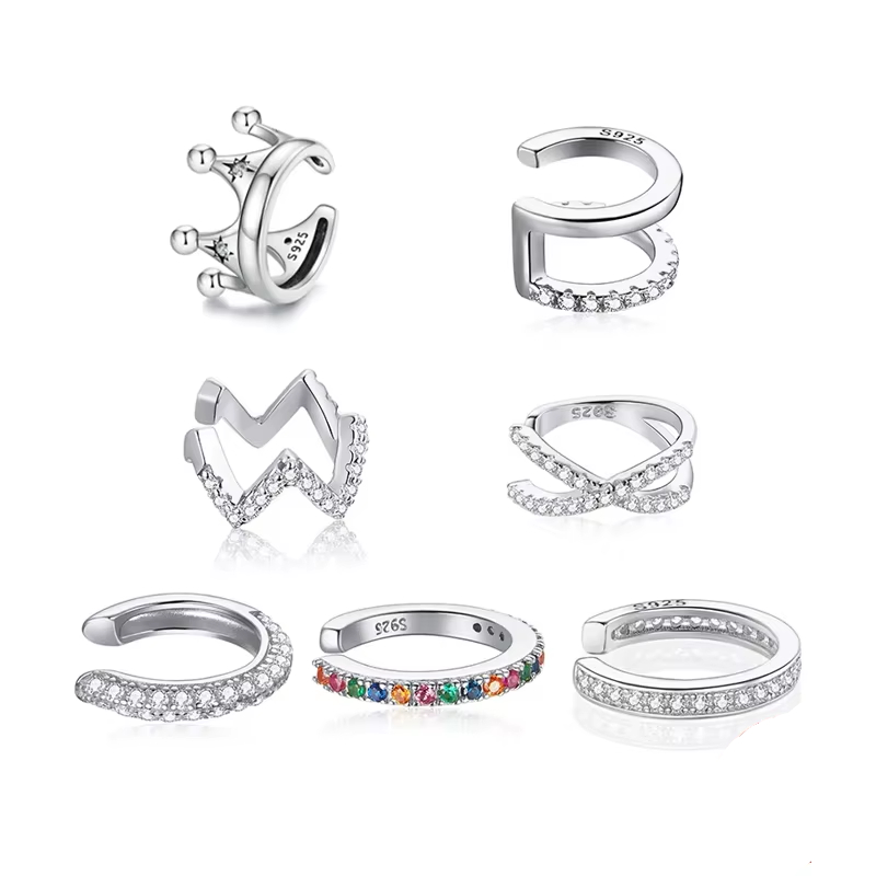 silver-mono-clip-earrings-for-girl